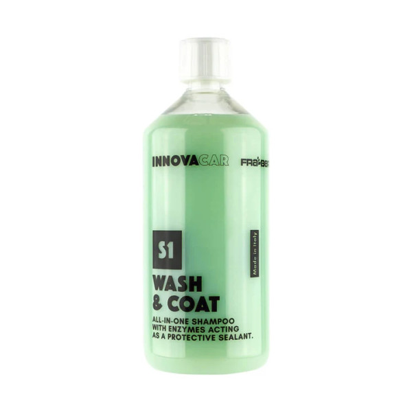 S1 WASH&COAT  Sampon auto cu protectie nano-ceramica INNOVACAR 1000 ml