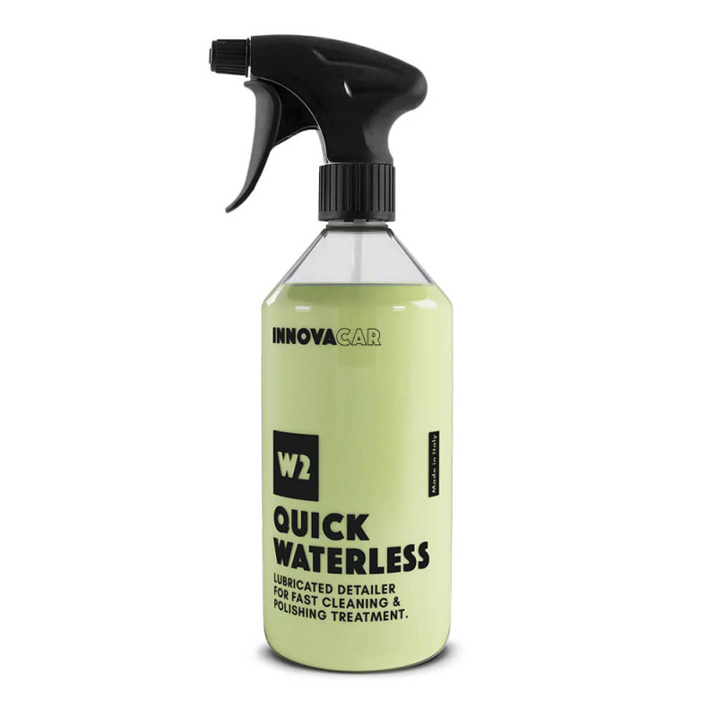 W2 QUICK WATERLESS Solutie curatare, decontaminare calcar cu efect lucios INNOVACAR 500 ml