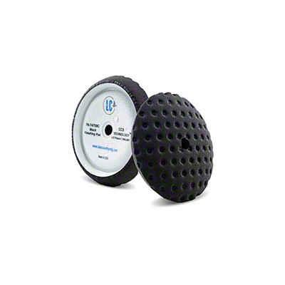 Lake Country CURVED EDGE CCS Black foam Finishing Pad, 140mm/5.5