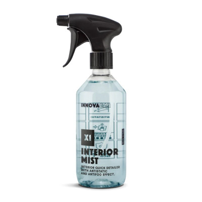 X1 INTERIOR MIST Solutie pentru curatarea rapida a interiorului cu efect antistatic si antiaburire INNOVACAR 500 ml